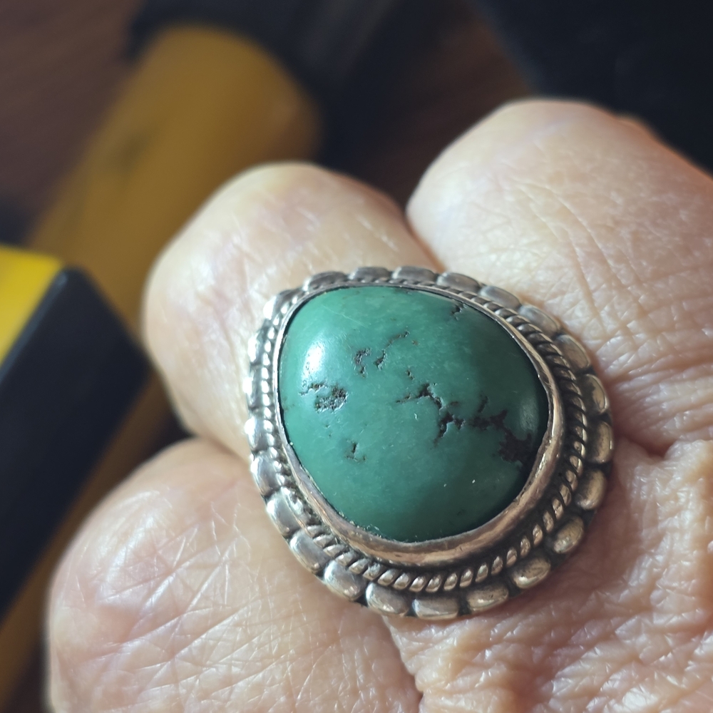 Sterling Silver and Turquoise Ring
